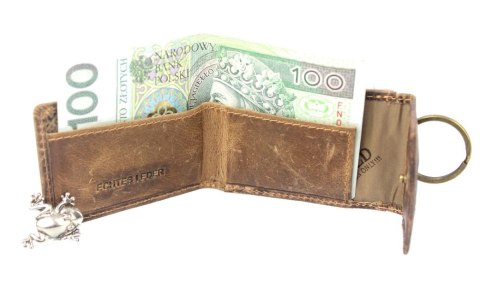 Breloczek Na Klucze / Mini Sakieweczka WILD Skóra Licowa WI5525 8 x 5,5 [cm] 