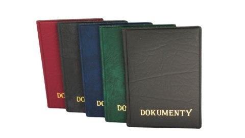 Eleganckie Etui Na Karty Dokumenty Dowód Rejestracyjny Polska Galanteria (PL) Duże Pionowe "Dokumenty" K2 12 x 9 [cm]