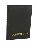 Eleganckie Etui Na Karty Dokumenty Dowód Rejestracyjny Polska Galanteria (PL) Duże Pionowe "Dokumenty" K2 12 x 9 [cm]