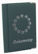 Eleganckie Etui Na Karty Dokumenty Polska Galanteria (PL) Małe Pionowe 10 x 7,5 x 1 [cm] WZÓR II