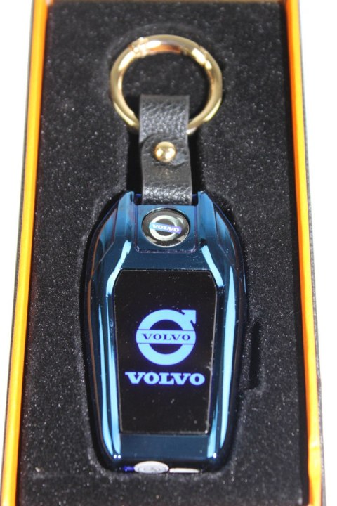 Elektryczna Zapalniczka Plazmowa USB Elegancka Z Kablem Mikro USB Latarka BRELOK Do Kluczyków Samochodowych VOLVO NIEBIESKA Elektryczna Zapalniczka Plazmowa USB Elegancka Z Kablem Mikro USB Latarka BRELOK Do Kluczyków Samochodowych VOLVO NIEBIESKA