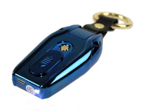Elektryczna Zapalniczka Plazmowa USB Elegancka Z Kablem Mikro USB Latarka BRELOK Do Kluczyków Samochodowych VOLVO NIEBIESKA Elektryczna Zapalniczka Plazmowa USB Elegancka Z Kablem Mikro USB Latarka BRELOK Do Kluczyków Samochodowych VOLVO NIEBIESKA
