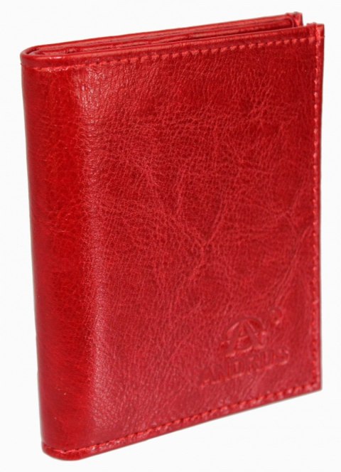 Etui Na Karty Dokumenty ANDRUS (PL) Małe 2 Wizytownik Pionowy Skóra Naturalna RIFD 10 x 9 [cm]