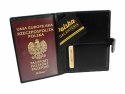 Etui Na Paszport Wilmar (PL) Skóra Włoska Zapinka Nap Duże Dwie Części RFID P7 10,5 x 14 x 0,5 [cm]