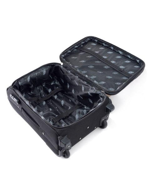 Mała Ekskluzywna Materiałowa Walizka Turystyczna RGL 1003 CZARNA 55x37x23 39 Litrów Berlin Collection Mała Ekskluzywna Materiałowa Walizka Turystyczna RGL 1003 CZARNA 55x37x23 39 Litrów Berlin Collection