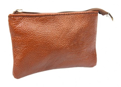 Mała Prosta Saszetka/Kosmetyczka MaGre (PL) DeLuxe Skóra Naturalna Extra Bardzo Wytrzymała 14,5 x 9,5 x 3 [cm] 