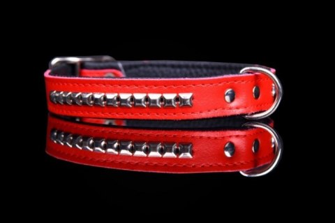 Obroża Dla Psa Ze Skóry Naturalnej Z Kostkami ZOO LESZCZ (PL) 30 mm 53-60 [cm] ZL180/1