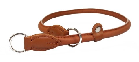 Obroża Dla Psa Ze Skóry Naturalnej ZOO LESZCZ (PL) Pull-Stop 8 mm 44-54 [cm] ZL965