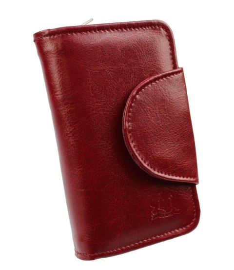 Portfel CRIS-POL (PL) Skóra Naturalna Średni 14 cm Pionowy Z Zapięciem Suwak Na Bilon P15 14 x 9 x 3,5 [cm]