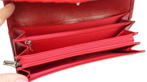 Portfel Damski ANDRUS (PL) Długi Max Suwak RIFD Skóra Naturalna 19,5 x 10 x 3,5 [cm]