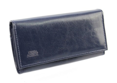 Portfel Damski ELKOR (PL) Długi Klamra Skóra Naturalna EL016B 17 x 9,5 x 2,5 [cm]