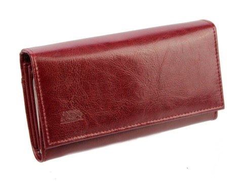 Portfel Damski ELKOR (PL) Długi Klamra Skóra Naturalna EL016B 17 x 9,5 x 2,5 [cm]