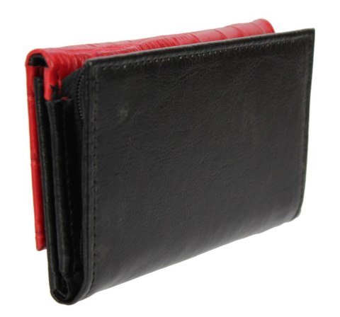 Portfel Damski PolskaGalanteria Z Wstawką Lakier 13 cm Suwak Skóra Naturalna CZERWONY WZÓR II KP D38-WST-LAK Portfel Damski PolskaGalanteria Z Wstawką Lakier 13 cm Suwak Skóra Naturalna CZERWONY WZÓR II KP D38-WST-LAK