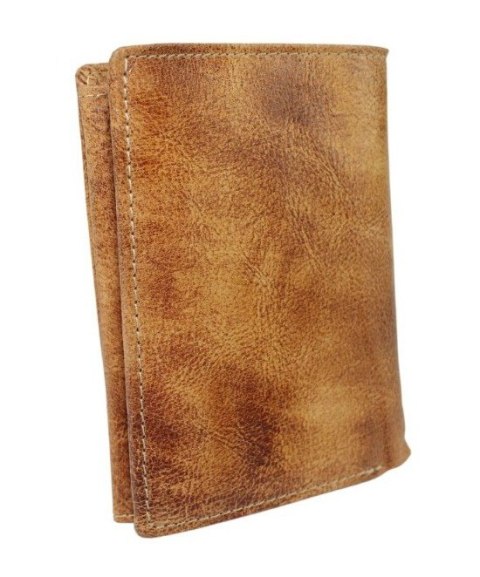 Portfel Męski Rovicky (PL) Skóra Licowa Pionowy Bez Zapięcia Dwa Skrzydełka N4A/ 1222 RFID ,,GODŁO,, 13 x 10 x 2 [cm]