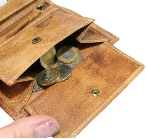 Portfel Męski Rovicky (PL) Skóra Licowa Pionowy Bez Zapięcia Dwa Skrzydełka N4A/ 1222 RFID ,,GODŁO,, 13 x 10 x 2 [cm]