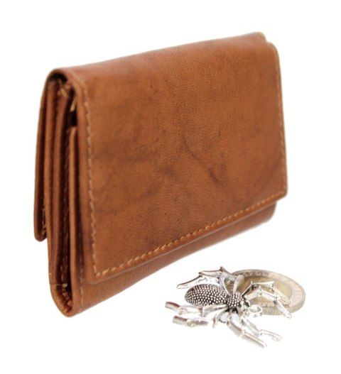 Portfel Skórzany Mały BAG STREET Skóra Naturalna 5677 Portfel Skórzany Mały BAG STREET Skóra Naturalna 5677
