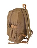 Praktyczny Plecak Materiałowy BAG STREET 2216 BRĄZOWY 35 x 26 x 15 cm