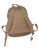 Praktyczny Plecak Materiałowy BAG STREET 2216 BRĄZOWY 35 x 26 x 15 cm