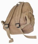 Praktyczny Plecak Materiałowy BAG STREET 2216 KAWA Z MLEKIEM 35 x 26 x 15 cm