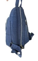 Praktyczny Plecak Materiałowy BAG STREET 2257 GRANATOWY 35 x 21 x 12 [cm]