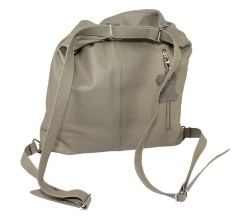 Praktyczny Plecak Skórzany Torebka 2 w 1 MAGRE (PL) AMELIA Skóra Naturalna Licowa KAWA Z MLEKIEM Praktyczny Plecak Skórzany Torebka 2 w 1 MAGRE (PL) AMELIA Skóra Naturalna Licowa KAWA Z MLEKIEM