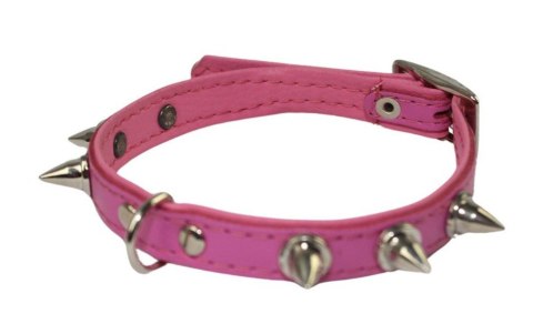 Regulowana Obroża Dla Psów Ze Skóry Naturalnej Z Ćwiekami PUNK ROCK ZOO LESZCZ (PL) 14 mm 30-37 [cm] ZL482