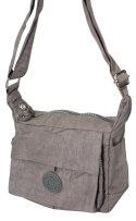 Stylowa Pozioma Torba Mała Na Ramię Bag Street NR 2251 SZARY 17 x 7 x 15 [cm]