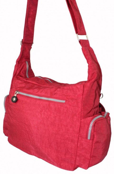 Stylowa Pozioma Torba Średnia Na Ramię Bag Street NR 2219 CZERWONY Stylowa Pozioma Torba Średnia Na Ramię Bag Street NR 2219 CZERWONY