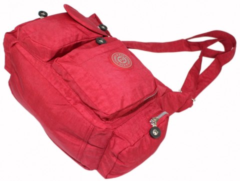 Stylowa Pozioma Torba Średnia Na Ramię Bag Street NR 2219 CZERWONY Stylowa Pozioma Torba Średnia Na Ramię Bag Street NR 2219 CZERWONY