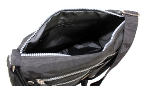 Stylowa Pozioma Torba Średnia Na Ramię Bag Street NR 2228 CZARNY Stylowa Pozioma Torba Średnia Na Ramię Bag Street NR 2228 CZARNY