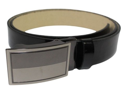 Wizytowy Pasek Skórzany 35 mm PAS-MAX (PL) Pełna Klamra AUTOMAT/SAMOZACISK Garnitur LAKIEROWANY CZARNY ASZ35/KASZ68 Wizytowy Pasek Skórzany 35 mm PAS-MAX (PL) Pełna Klamra AUTOMAT/SAMOZACISK Garnitur LAKIEROWANY CZARNY ASZ35/KASZ68