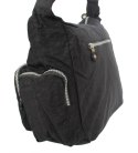 Stylowa Pozioma Torba Średnia Na Ramię Bag Street NR 2219 CZARNY