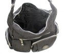 Stylowa Pozioma Torba Średnia Na Ramię Bag Street NR 2219 CZARNY