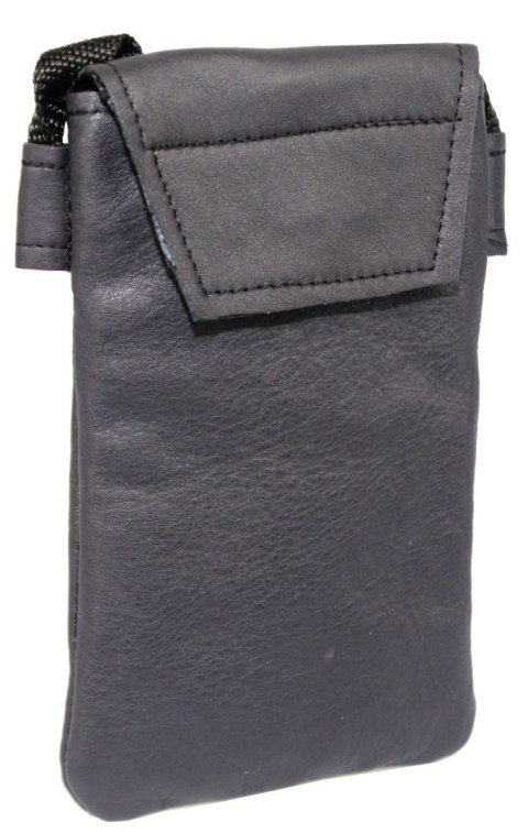 Paszportówka PolskaGalanteria (PL) Skóra Naturalna Klapka 1 Zamek Średnia Na Szyję 17 x 10 x 1 [cm]