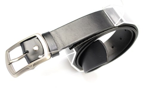 Pasek Skórzany Damski PAS-MAX (PL) Skóra Naturalna EXTRA Gładki 40 mm CZARNY K91 Pasek Skórzany Damski PAS-MAX (PL) Skóra Naturalna EXTRA Gładki 40 mm CZARNY K91