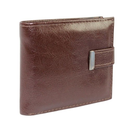 Portfel Uniwersalny HARO (PL) Poziomy Z Zapięciem Skóra Włoska Wygodny 11 x 9 [cm]