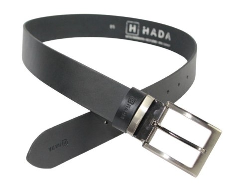 Pasek Skórzany Męski HADA (PL) Gładki Klamra Nowoczesna 40 mm Skóra Naturalna CZARNY LICÓWKA Pasek Skórzany Męski HADA (PL) Gładki Klamra Nowoczesna 40 mm Skóra Naturalna CZARNY LICÓWKA
