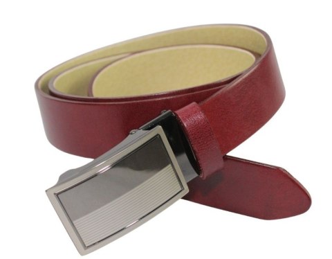 Wizytowy Pasek Skórzany 35 mm PAS-MAX (PL) Pełna Klamra AUTOMAT/SAMOZACISK Garnitur CZEREŚNIOWY K61 ASZ35/KASZ68 Wizytowy Pasek Skórzany 35 mm PAS-MAX (PL) Pełna Klamra AUTOMAT/SAMOZACISK Garnitur CZEREŚNIOWY K61 ASZ35/KASZ68