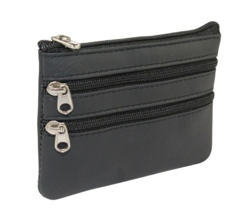 Etui Na Klucze Skórzane Polska Galanteria (PL) Skóra Naturalna Trzy Zamki Na Jeden Komplet Kluczy 34800 12 x 8,5 x 1 [cm]