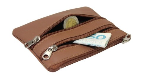 Etui Na Klucze Skórzane Polska Galanteria (PL) Skóra Naturalna Trzy Zamki Na Jeden Komplet Kluczy 34800 12 x 8,5 x 1 [cm]