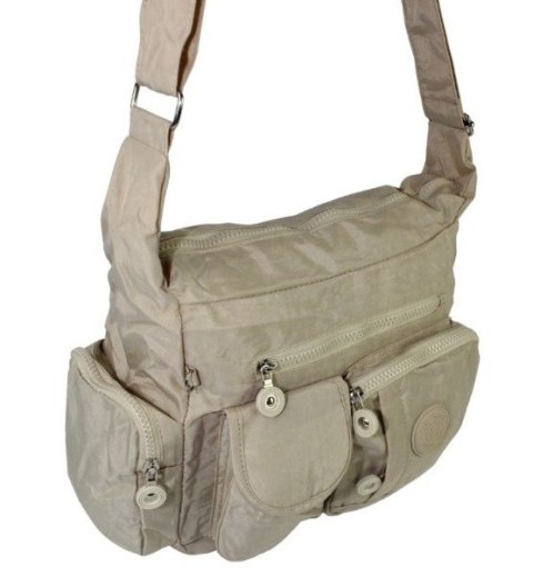 Stylowa Pozioma Torba Średnia Na Ramię Bag Street NR 2219 ECRU Stylowa Pozioma Torba Średnia Na Ramię Bag Street NR 2219 ECRU