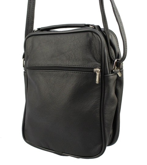 Torba męska skórzana MAGRE (PL) Pionowa DeLux Dwukomorowa Kuba 20 x 28 x 12 [cm]