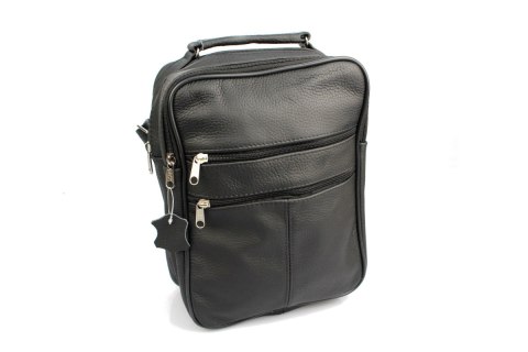 Torba męska skórzana MAGRE (PL) Pionowa DeLux Dwukomorowa Kuba 20 x 28 x 12 [cm]