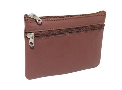 Etui Na Klucze Skórzane Polska Galanteria (PL) Skóra Naturalna Dwa Zamki Na Jeden Komplet Kluczy 34802 12 x 8,5 x 1 [cm]