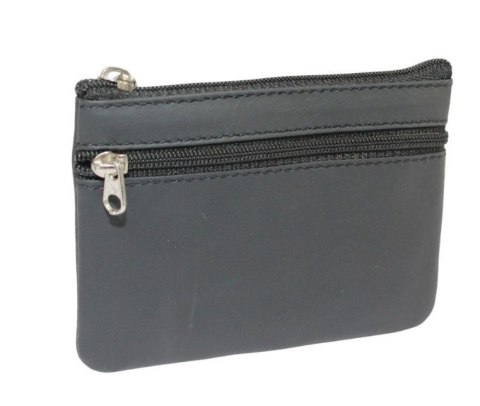 Etui Na Klucze Skórzane Polska Galanteria (PL) Skóra Naturalna Dwa Zamki Na Jeden Komplet Kluczy 34802 12 x 8,5 x 1 [cm]