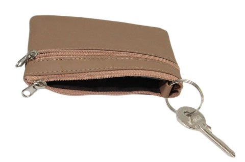 Etui Na Klucze Skórzane Polska Galanteria (PL) Skóra Naturalna Trzy Zamki Na Jeden Komplet Kluczy 34803 12 x 8,5 x 1 [cm]