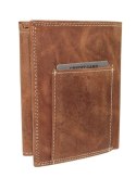 Portfel Męski Skórzany ALWAYS WILD Skóra Licowa Duży Pionowy Dwa Skrzydełka RFID N4-P-CHM 0990 JASNY BRĄZOWY 13 x 10 x 2 [cm]