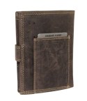 Portfel Męski Skórzany ALWAYS WILD Skóra Licowa Duży Pionowy Z Zapięciem RIFD N4L-CHM 13 x 10 x 2 [cm]