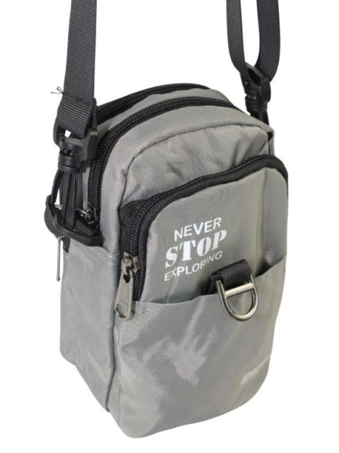 Materiałowa Pojemna Saszetka Do Paska Biodrówka Nerka Bag Street 4248 18 x 12 x 7 [cm]