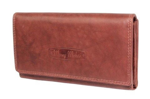 Portfel Damski MONEY MAKER 12137B Średni Z Organizerem 17 x 10 x 4 [cm]